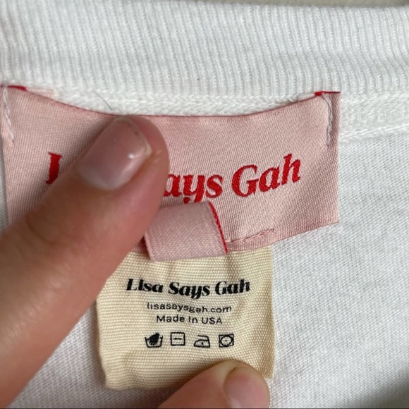 Lisa Says GahVote White Long Sleeve Shirt - Picture 5 of 12